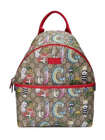 Gucci Kids' Children's Yuko Higuchi Backpack In Neutrals