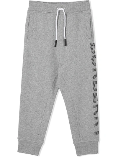 Burberry Babies' Jogginghose Mit Logo-print In Grey