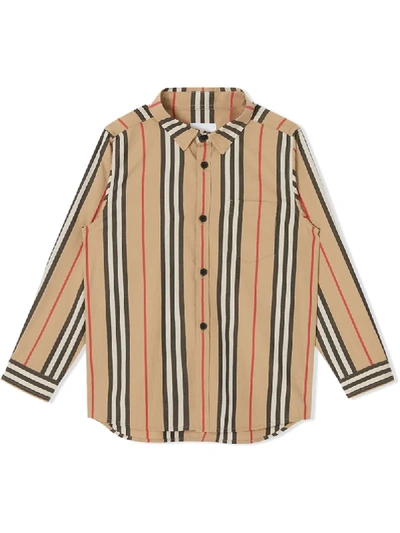 BURBERRY Icon Stripe poplin shirt