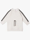 BURBERRY LOGO TAPE SWEATSHIRT DRESS