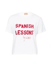 LHD WHITE SPANISH LESSONS TEE,E4E708AF-A0AA-0AF2-D424-2F568632D582