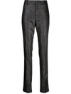 SAINT LAURENT MID-RISE STRAIGHT TROUSERS,0C5C8858-A1DA-0018-8DBB-03231472AFD0