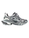Balenciaga Grey & Black Track.2 Caged Sneakers In Grey
