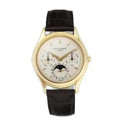 Patek Philippe Perpetual Calendar 3940 18k Yellow Gold Men's Watch In Not Applicable