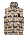 Moncler Genius Fergus Purcell 2 Moncler 1952 Parker Printed Quilted Nylon Down Gilet In Multicolor