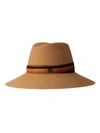 MAISON MICHEL KATE CAMEL FUR-FELT FEDORA,7CEC73D6-6ED6-D30F-2B57-2C0635433D5F