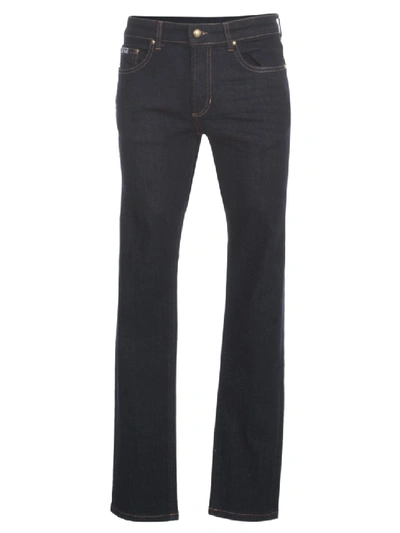 Versace Low-rise Skinny Jeans In Blue