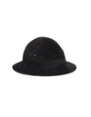 HENDER SCHEME BLACK SUEDE FIELD HAT,6430E12F-43FD-2ADF-02EC-940A41393E3D