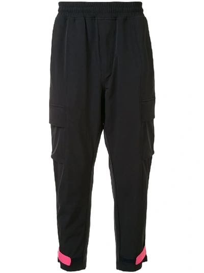 Clot Comfort Fit Cargo Trousers In Blue