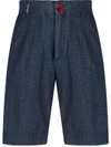 KITON CHECKED BERMUDA SHORTS