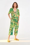 FARM RIO GREEN BANANA JUMPSUIT