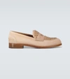 CHRISTIAN LOUBOUTIN MONTEZUPIK SUEDE LOAFERS,P00475299