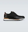 BERLUTI FAST TRACK LEATHER SNEAKERS,P00481412