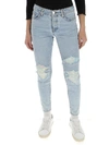 AMIRI AMIRI DISTRESSED SKINNY JEANS