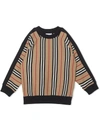 BURBERRY ICON STRIPE SWEATSHIRT