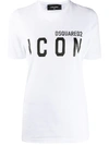 Dsquared2 White Cotton T-shirt In White