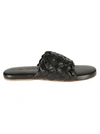 BOTTEGA VENETA WOVEN SLIDERS,11393039