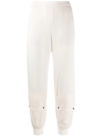 Dorothee Schumacher Glamorous Statement Gathered-ankle Trousers In White