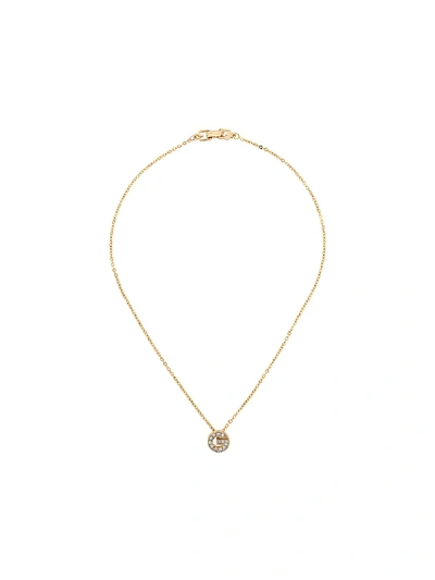 Pre-owned Givenchy 1980s G Logo Necklace In Gold