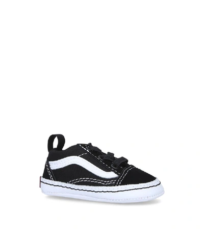 Vans Babies' Old Skool Crib Shoe In Black/white