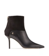 JIMMY CHOO BEYLA 85 LEATHER ANKLE BOOTS,14859069