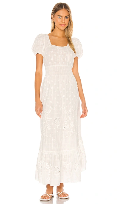 Loveshackfancy Begonia Dress In White