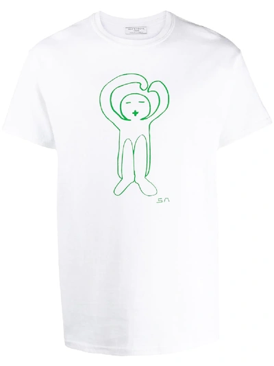 Société Anonyme Graphic Print T-shirt In White