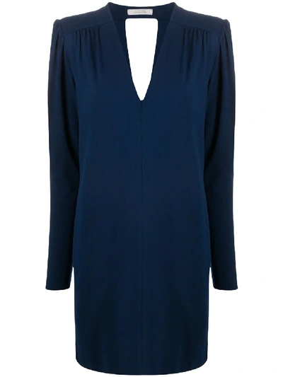 Dorothee Schumacher Soft Essence Midi Dress In Blue