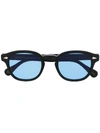 Moscot Lemtosh Round-frame Sunglasses In Black