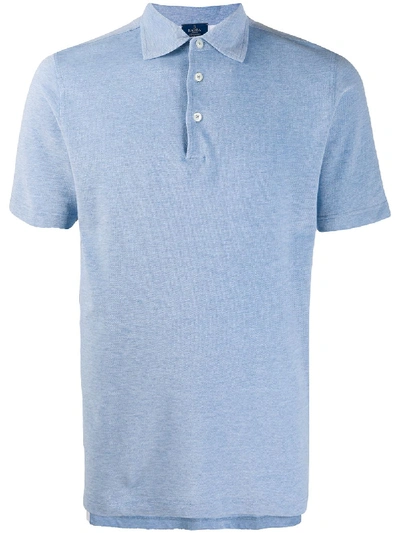 Barba Classic Polo Shirt In Blue