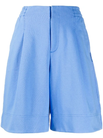 Y-3 X Adidas Cl Oversized Shorts In Blue