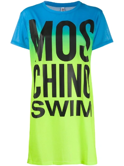 Moschino Ombre-effect T-shirt In Green