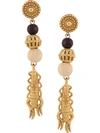 OSCAR DE LA RENTA LOBSTER CHARM EARRINGS