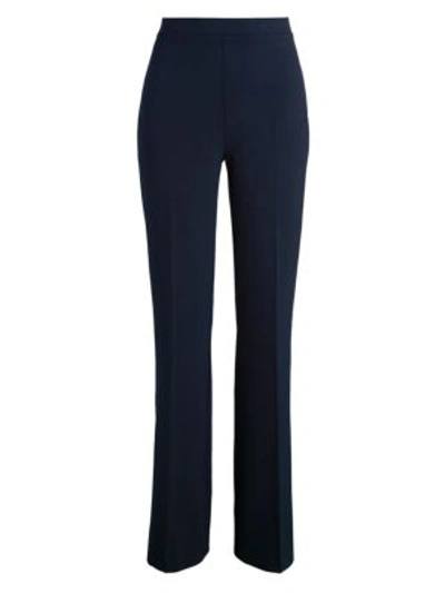 Kobi Halperin Gloria Crepe Ankle Pants In Blue