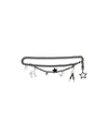 Elisabetta Franchi Thin Belt In Black