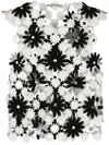 PACO RABANNE FLORAL LASER-CUT BLOUSE