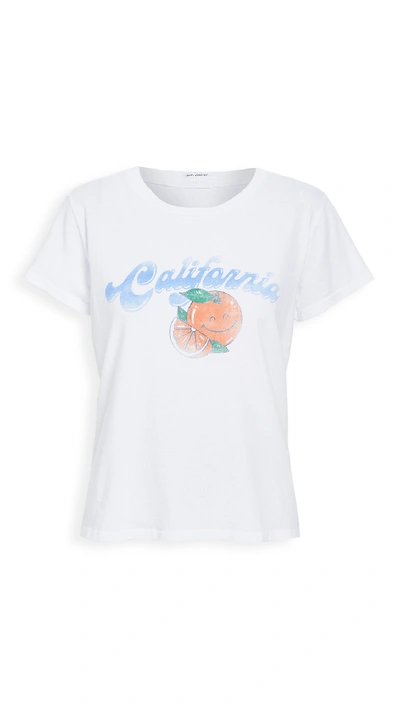 Mother Boxy Goodie Goodie Tee In California Oranges