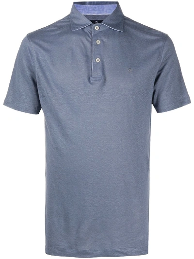 Hackett Classic Polo Shirt In Blue
