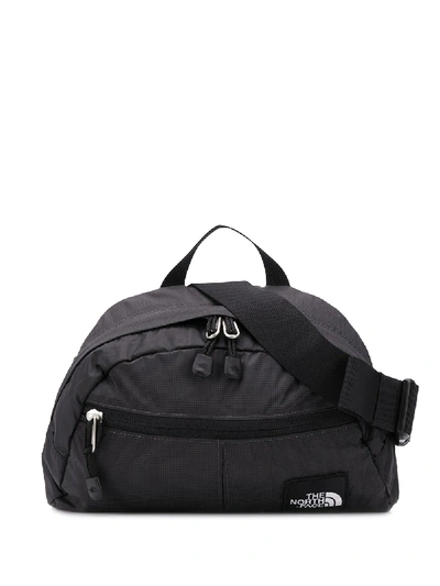 The North Face Logo Embroidered Belt Bag In Black