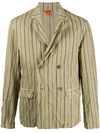 BARENA VENEZIA STRIPED DOUBLE-BREASTED BLAZER