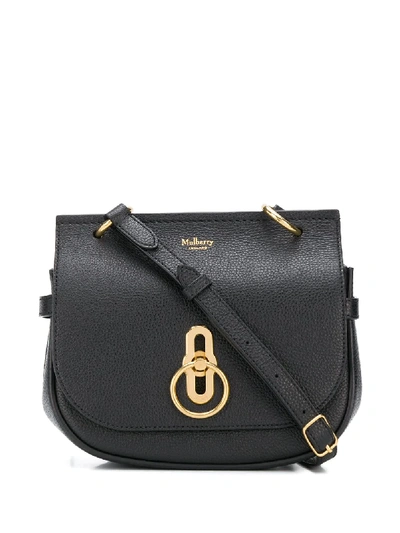 Mulberry Small Amberly Satchel Bag In Black