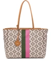 Kate Spade Four Leaf Clover Pattern Tote In Pink