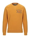Barbour Sweatshirt In Ocher