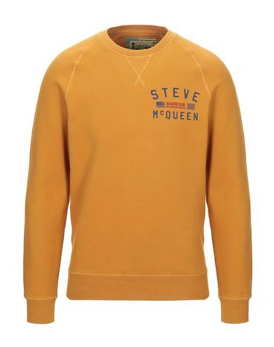 Barbour Sweatshirt In Ocher