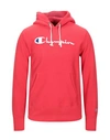 Champion Hooded Sweatshirt In Red