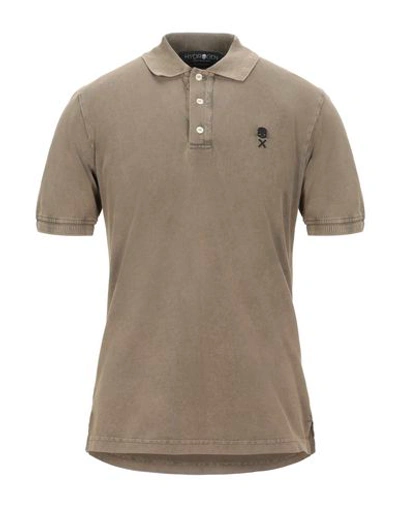 Hydrogen Polo Shirt In Military Green