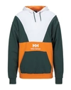 Helly Hansen Hooded Sweatshirt In Dark Green