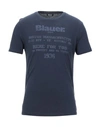 Blauer T-shirts In Dark Blue