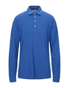 Mp Massimo Piombo Polo Shirt In Blue