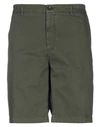 Re-hash Bermudas In Military Green